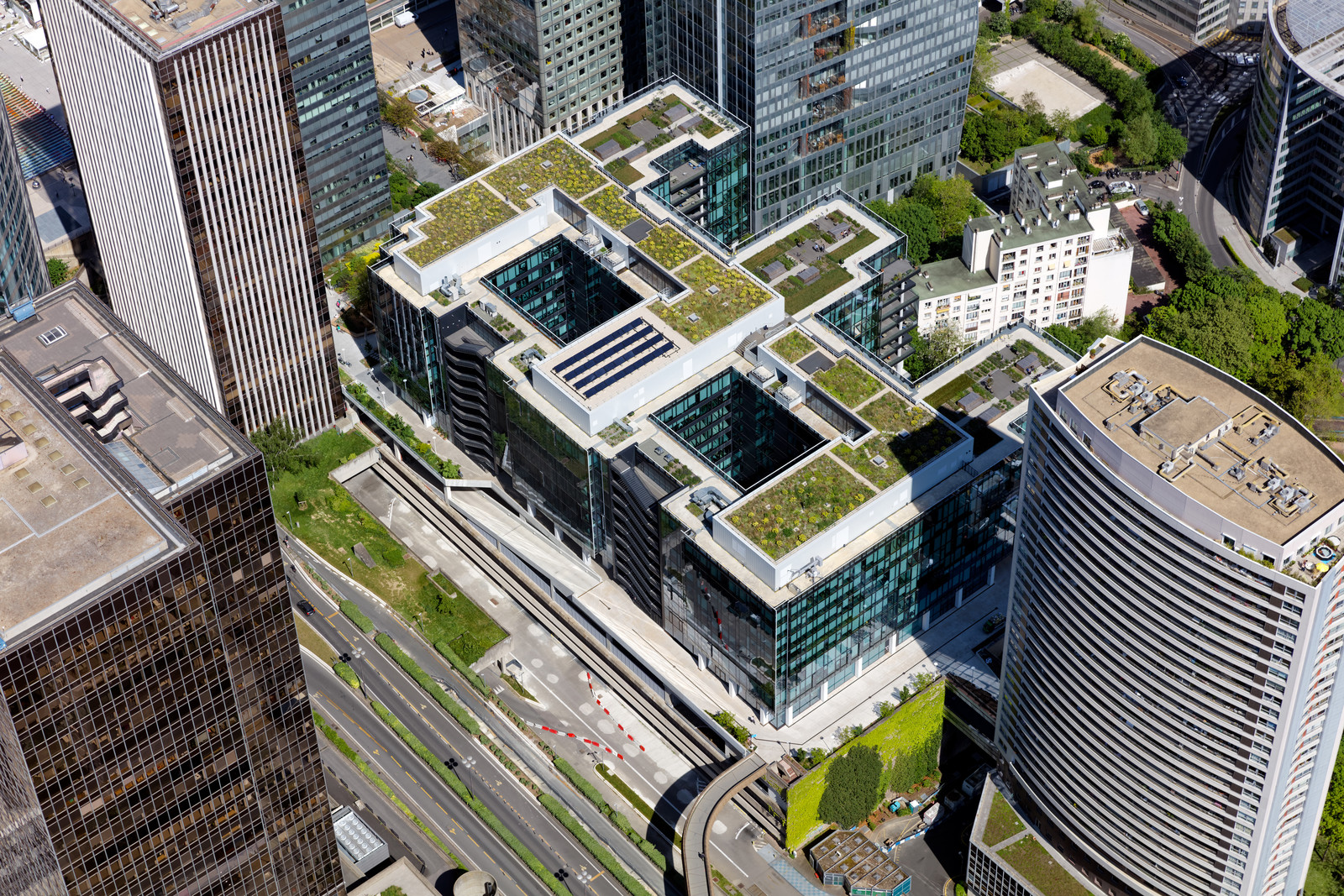 Le département des Hauts-de-Seine (Région Ile-de-France) en vues aériennes obliques