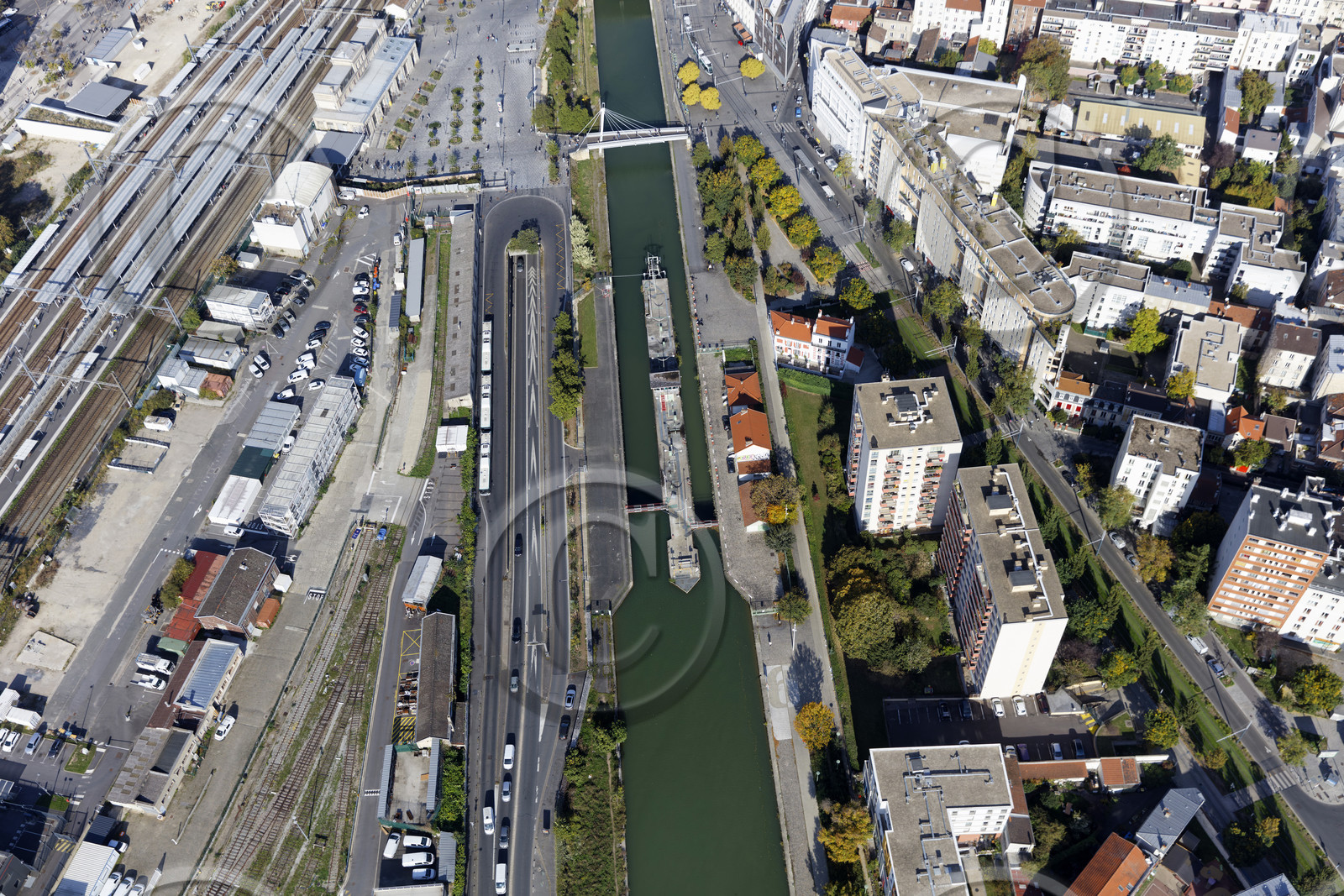 Le département de Seine-Saint-Denis (Région Ile-de-France) en vues aériennes obliques