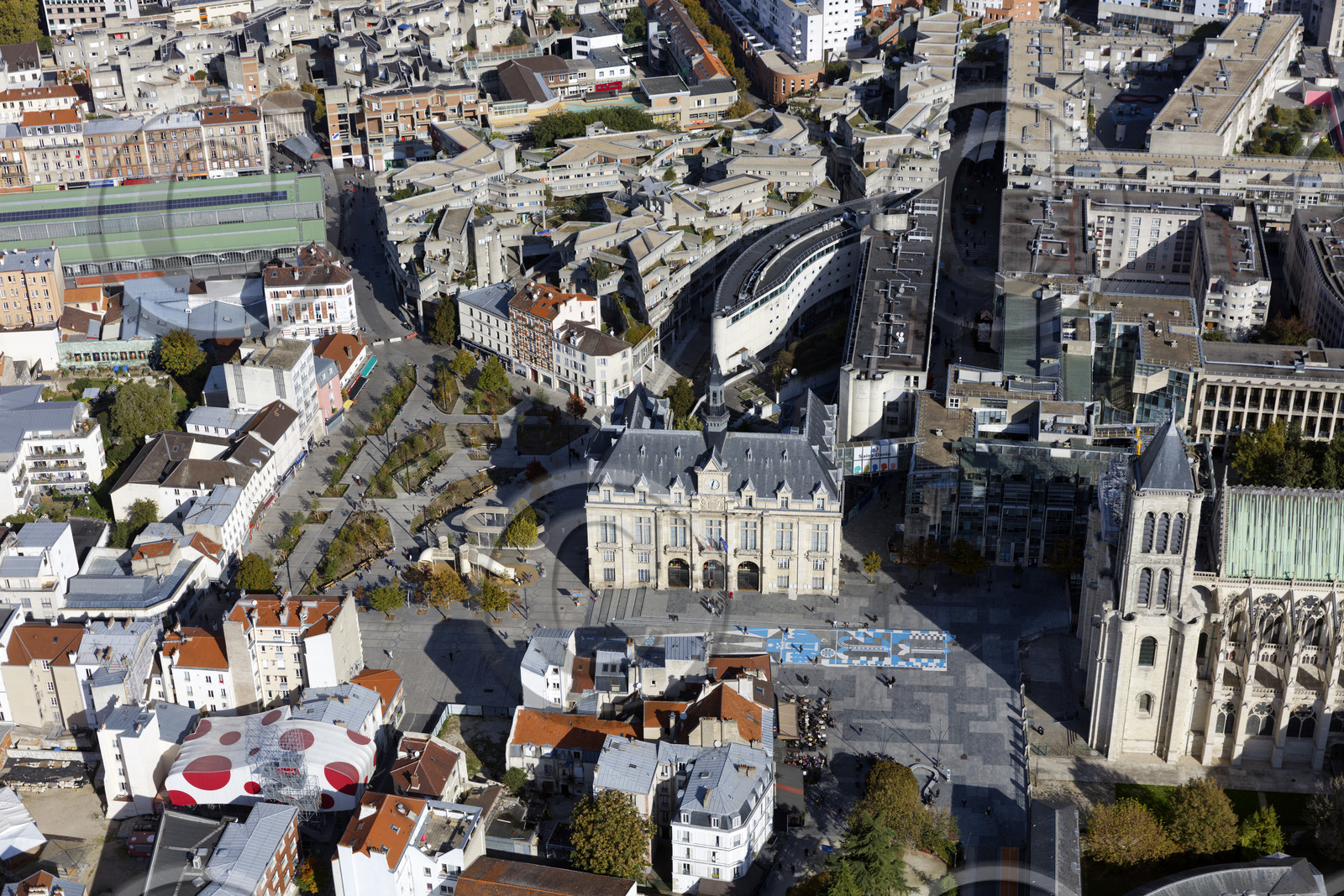 Le département de Seine-Saint-Denis (Région Ile-de-France) en vues aériennes obliques