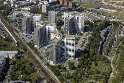 Le département des Hauts-de-Seine (Région Ile-de-France) en vues aériennes obliques