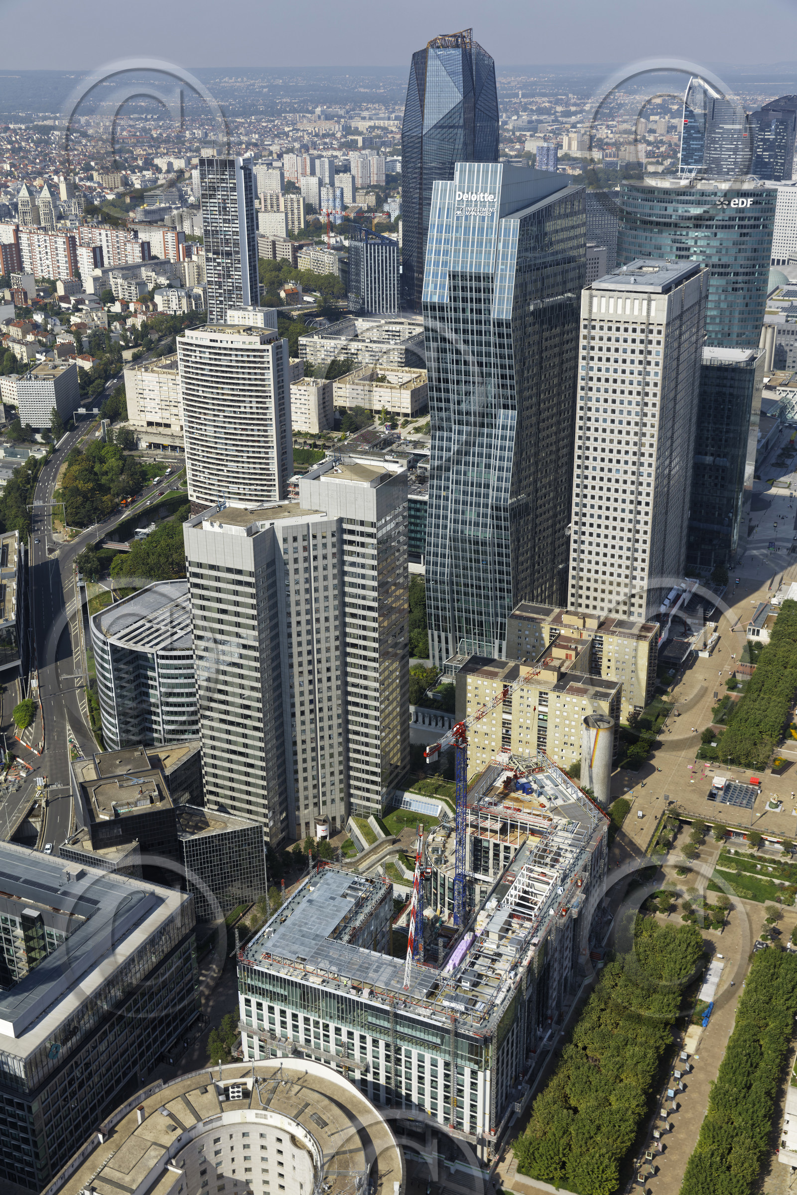 Le département des Hauts-de-Seine (Région Ile-de-France) en vues aériennes obliques