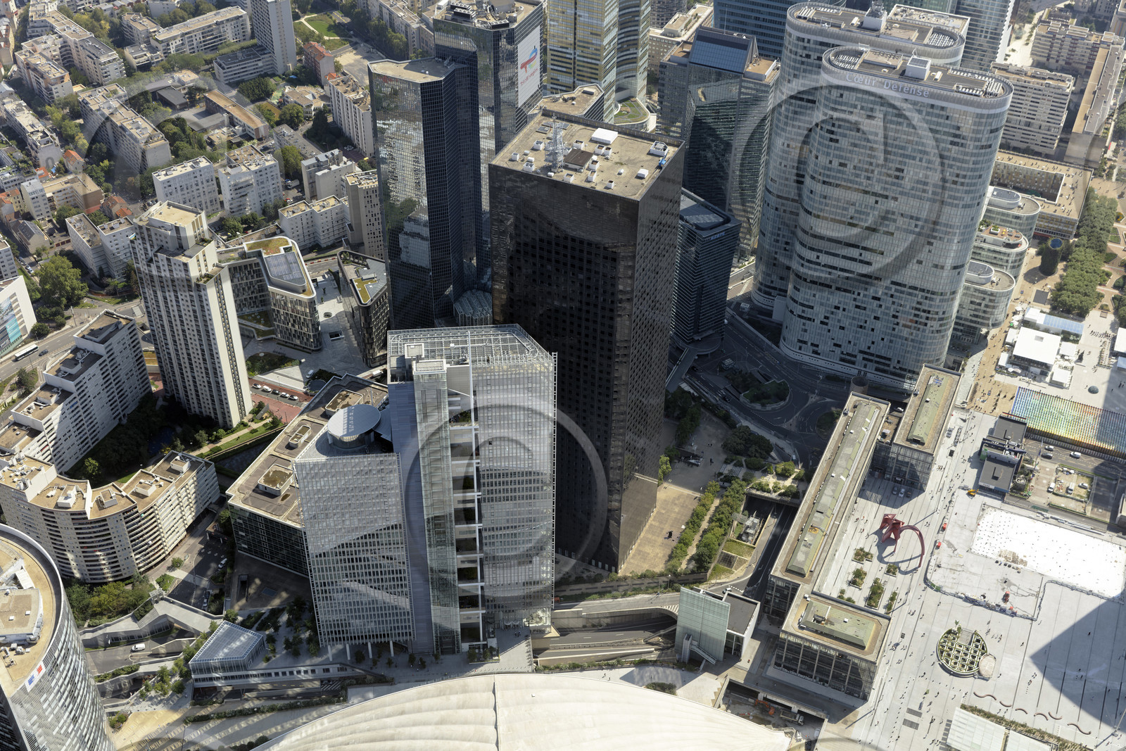 Le département des Hauts-de-Seine (Région Ile-de-France) en vues aériennes obliques