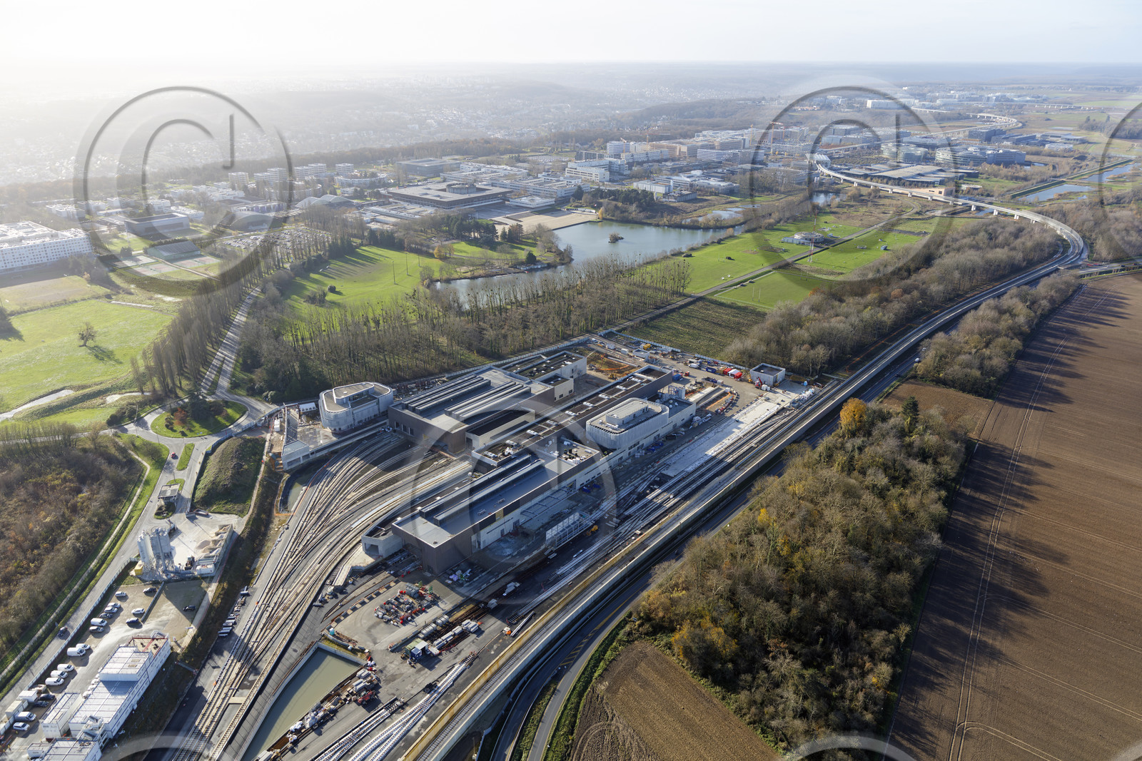 Le département de l'Essonne (Région Ile-de-France) en vues aériennes obliques