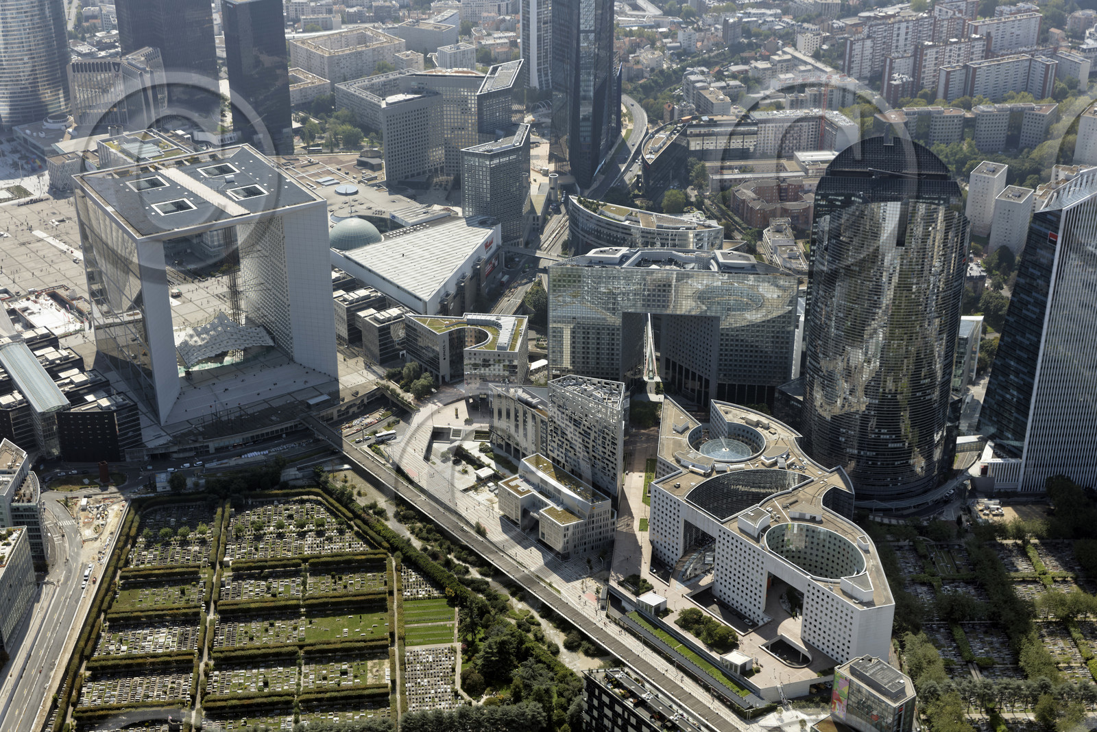 Le département des Hauts-de-Seine (Région Ile-de-France) en vues aériennes obliques