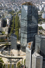 Le département des Hauts-de-Seine (Région Ile-de-France) en vues aériennes obliques