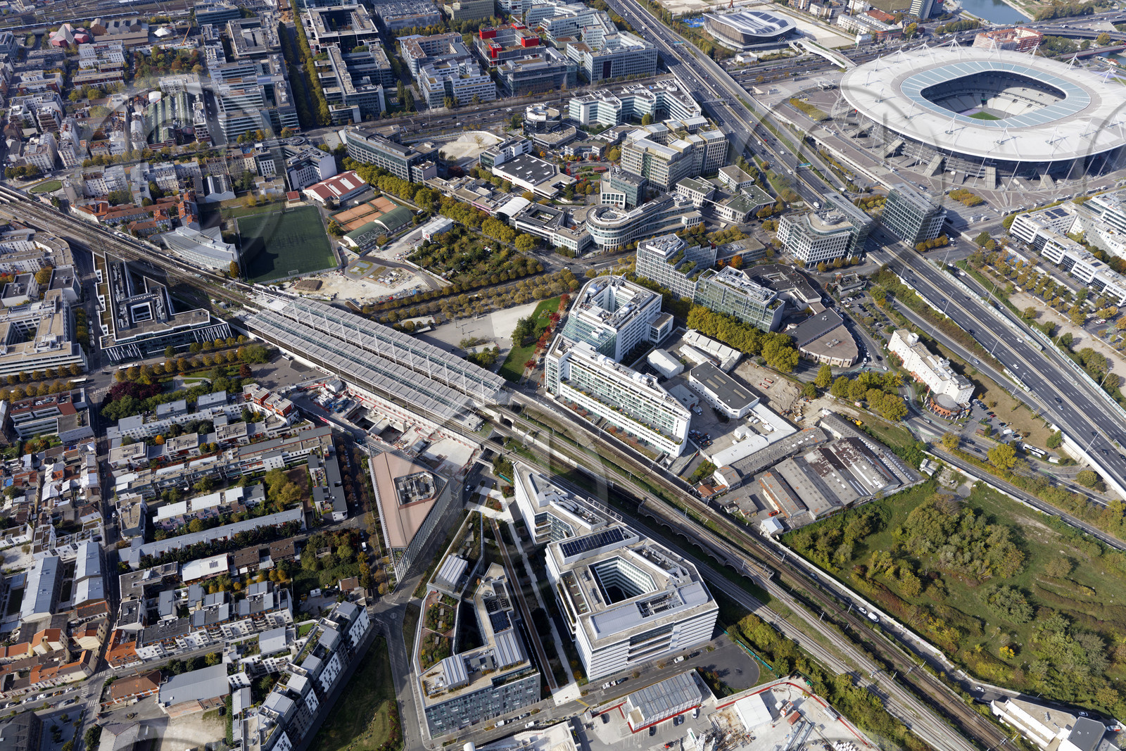 Le département de Seine-Saint-Denis (Région Ile-de-France) en vues aériennes obliques