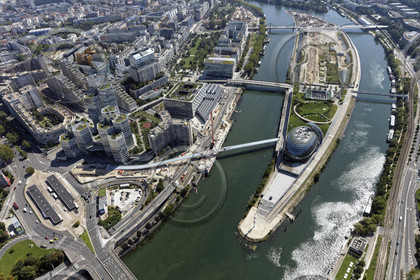 Le département des Hauts-de-Seine (Région Ile-de-France) en vues aériennes obliques