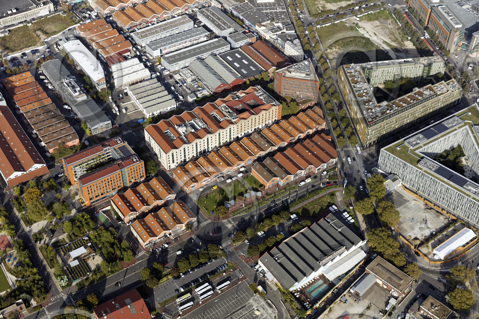 Le département de Seine-Saint-Denis (Région Ile-de-France) en vues aériennes obliques