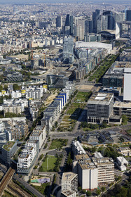 Le département des Hauts-de-Seine (Région Ile-de-France) en vues aériennes obliques