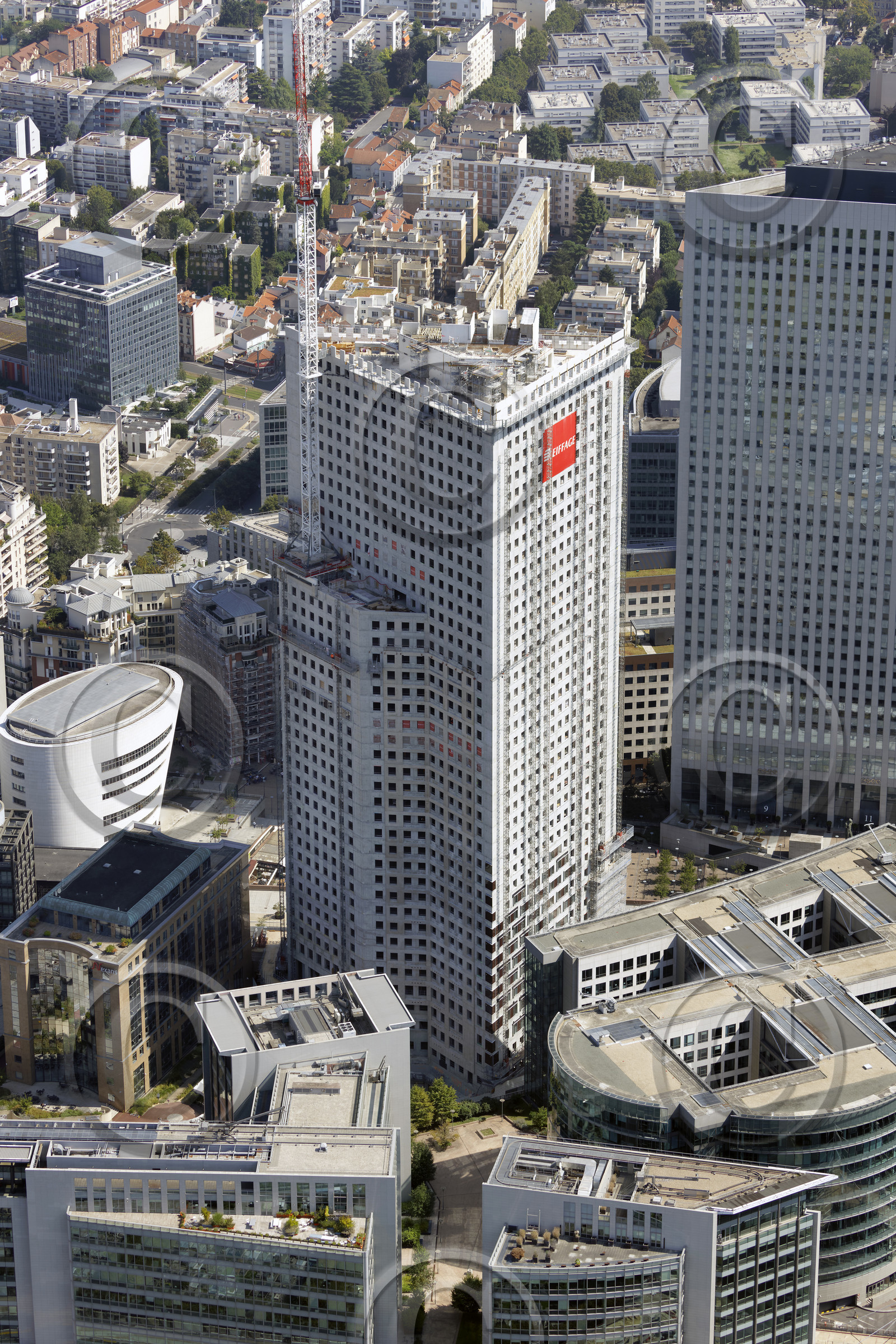 Le département des Hauts-de-Seine (Région Ile-de-France) en vues aériennes obliques