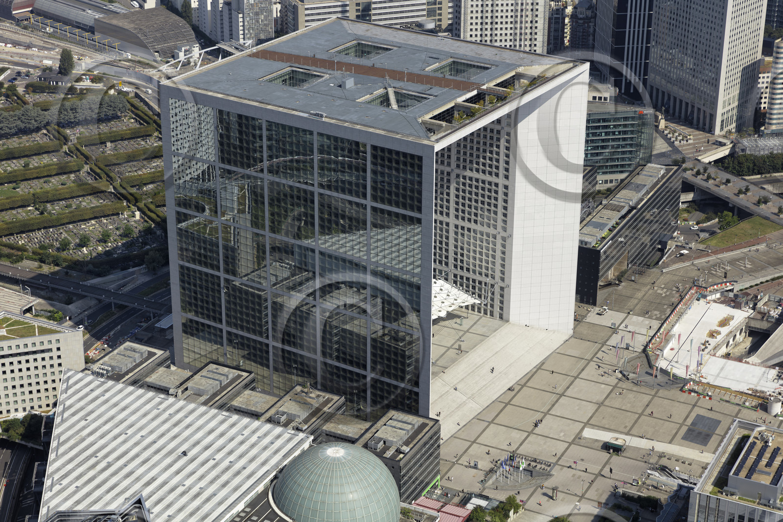 Le département des Hauts-de-Seine (Région Ile-de-France) en vues aériennes obliques