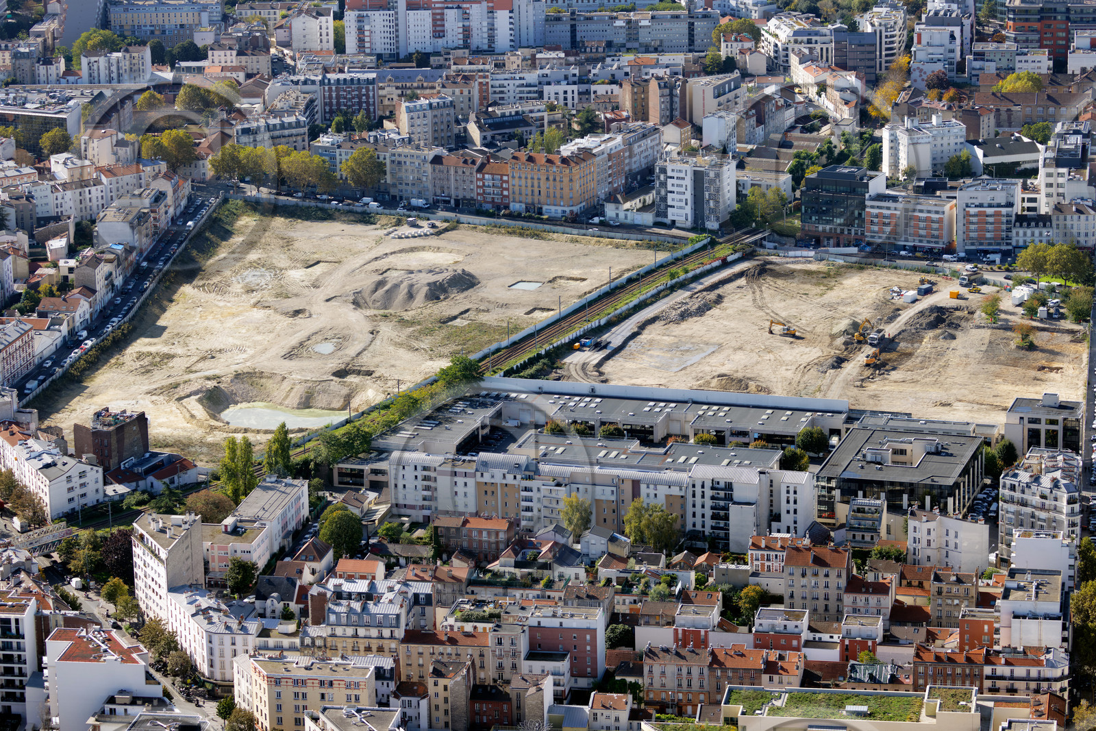 Le département de Seine-Saint-Denis (Région Ile-de-France) en vues aériennes obliques