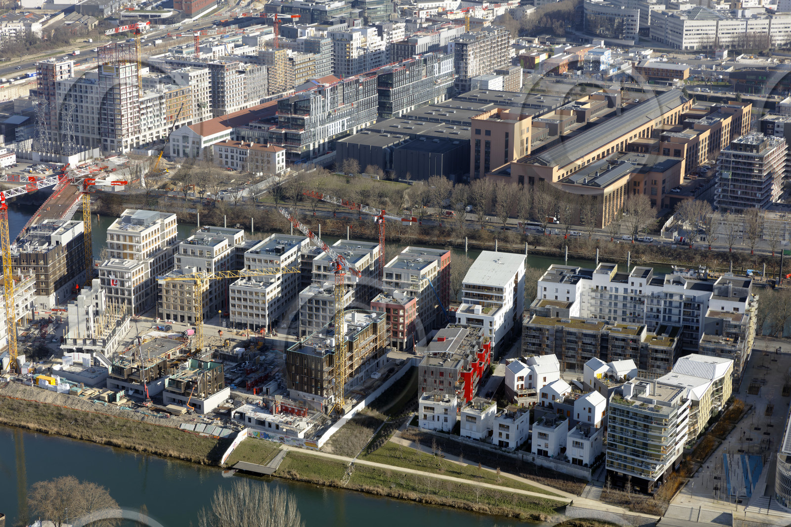 Le département de Seine-Saint-Denis (Région Ile-de-France) en vues aériennes obliques