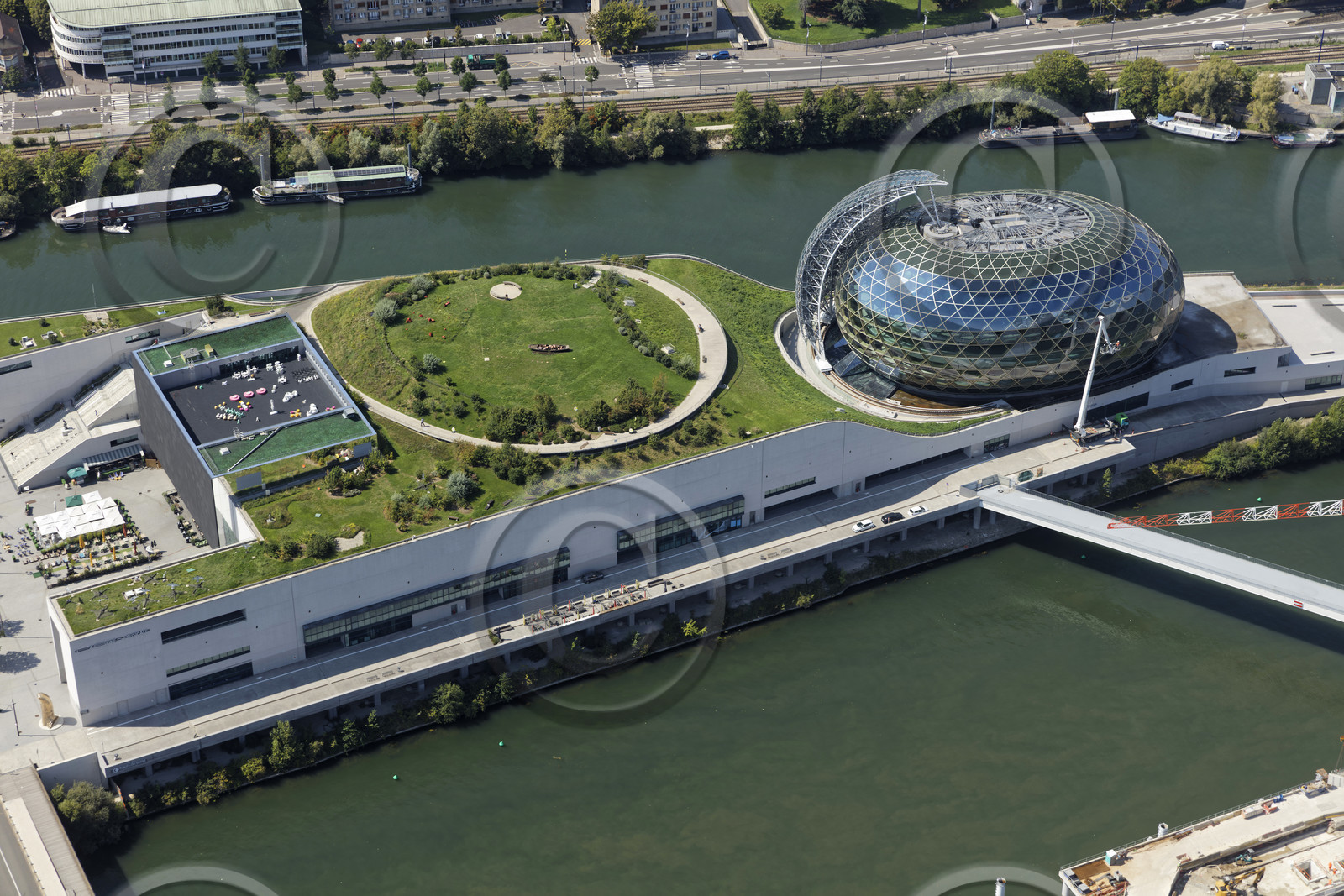 Le département des Hauts-de-Seine (Région Ile-de-France) en vues aériennes obliques