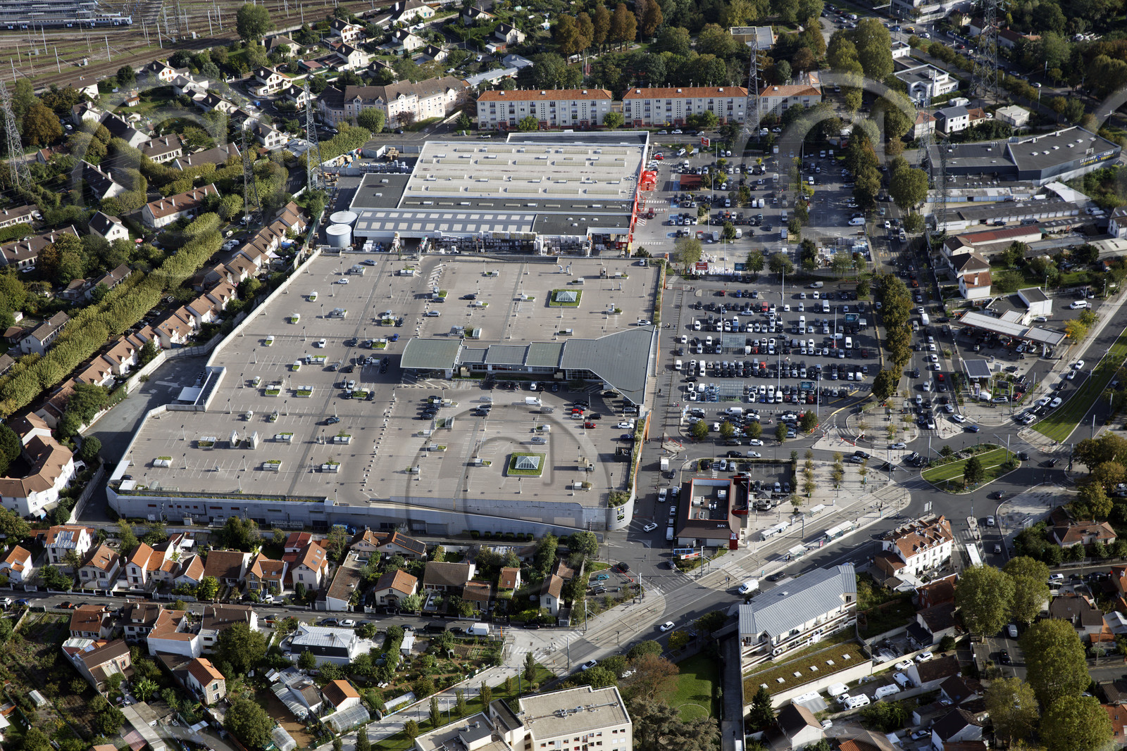 Le département de Seine-Saint-Denis (Région Ile-de-France) en vues aériennes obliques