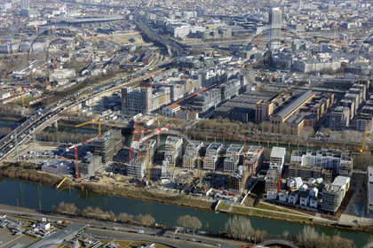 Le département de Seine-Saint-Denis (Région Ile-de-France) en vues aériennes obliques