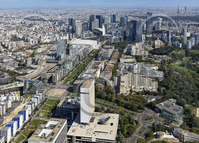 Le département des Hauts-de-Seine (Région Ile-de-France) en vues aériennes obliques