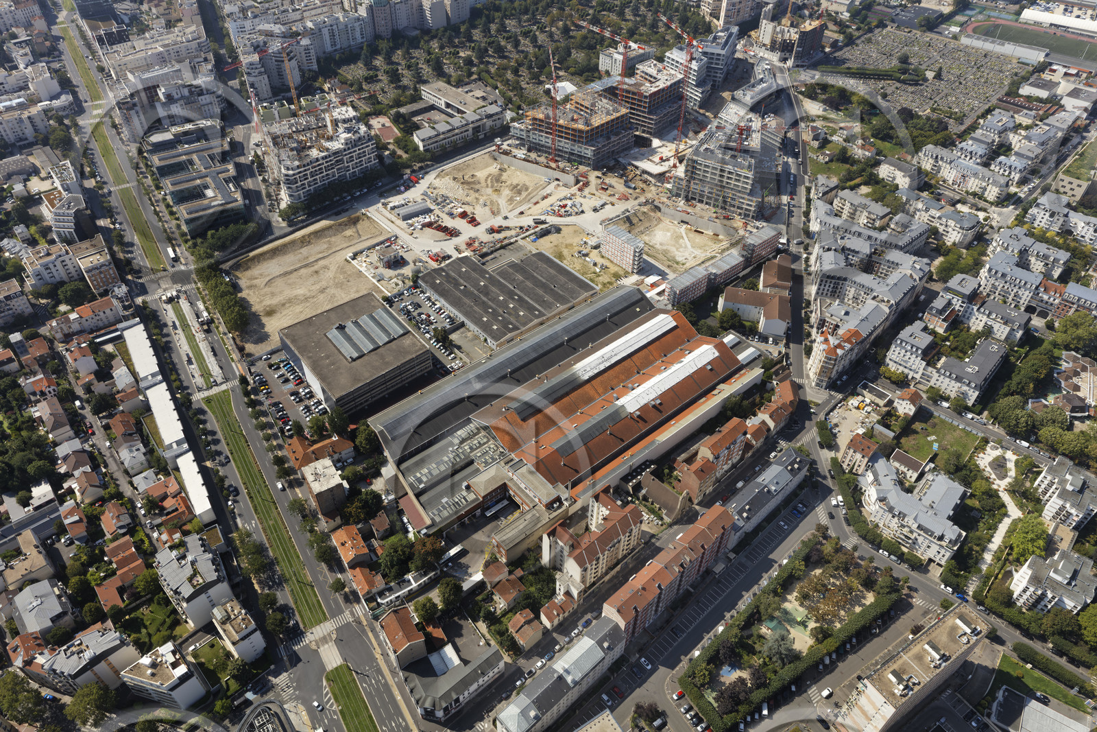 Le département des Hauts-de-Seine (Région Ile-de-France) en vues aériennes obliques