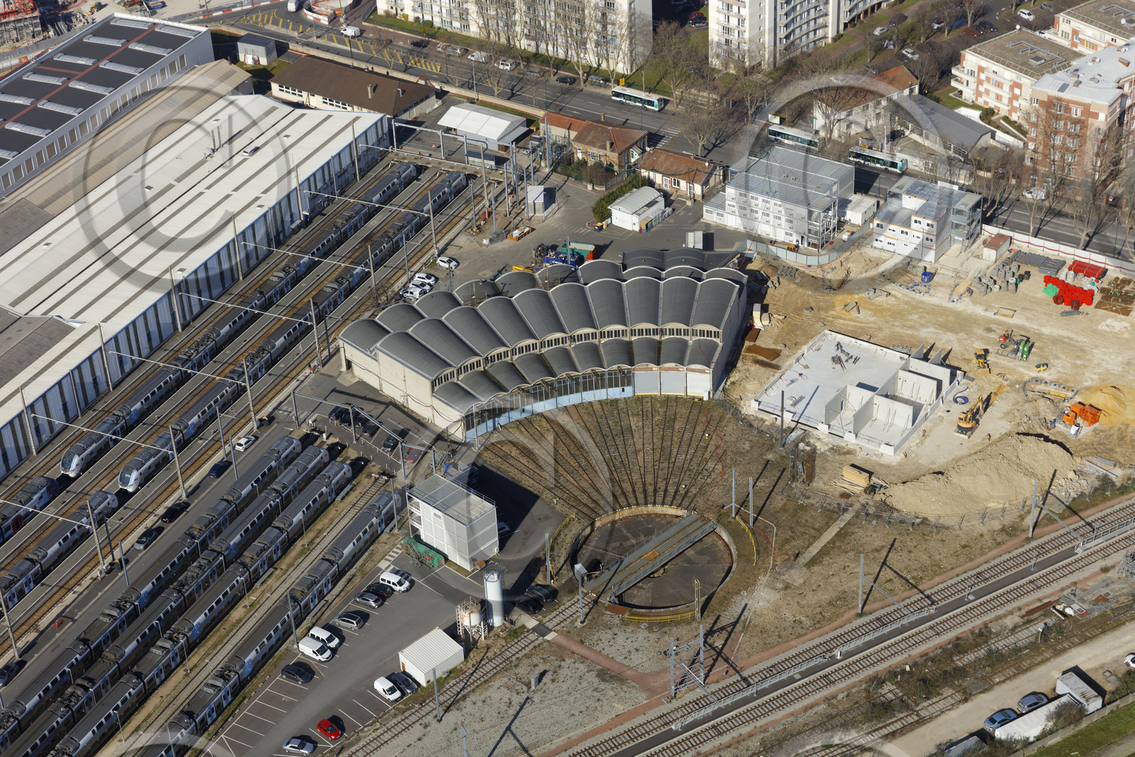 Le département des Hauts-de-Seine (Région Ile-de-France) en vues aériennes obliques