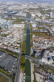 Le département de Seine-Saint-Denis (Région Ile-de-France) en vues aériennes obliques