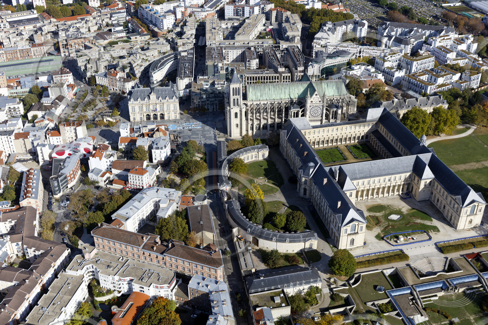 Le département de Seine-Saint-Denis (Région Ile-de-France) en vues aériennes obliques