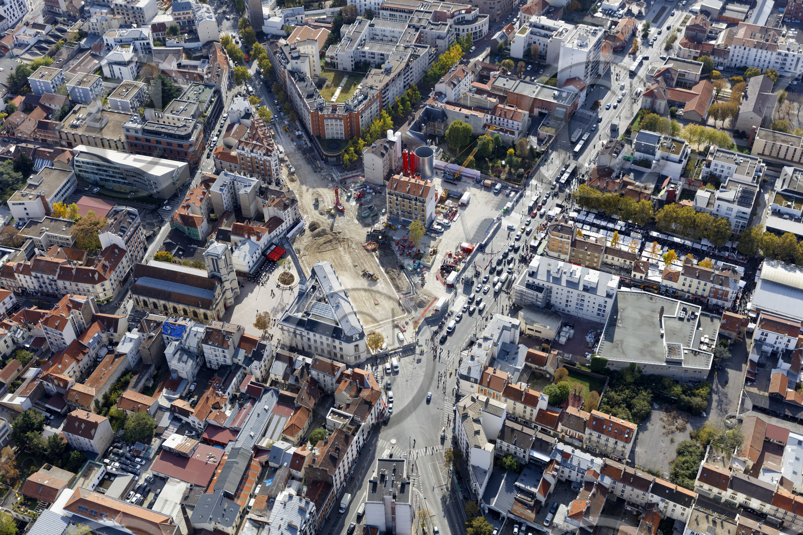 Le département de Seine-Saint-Denis (Région Ile-de-France) en vues aériennes obliques