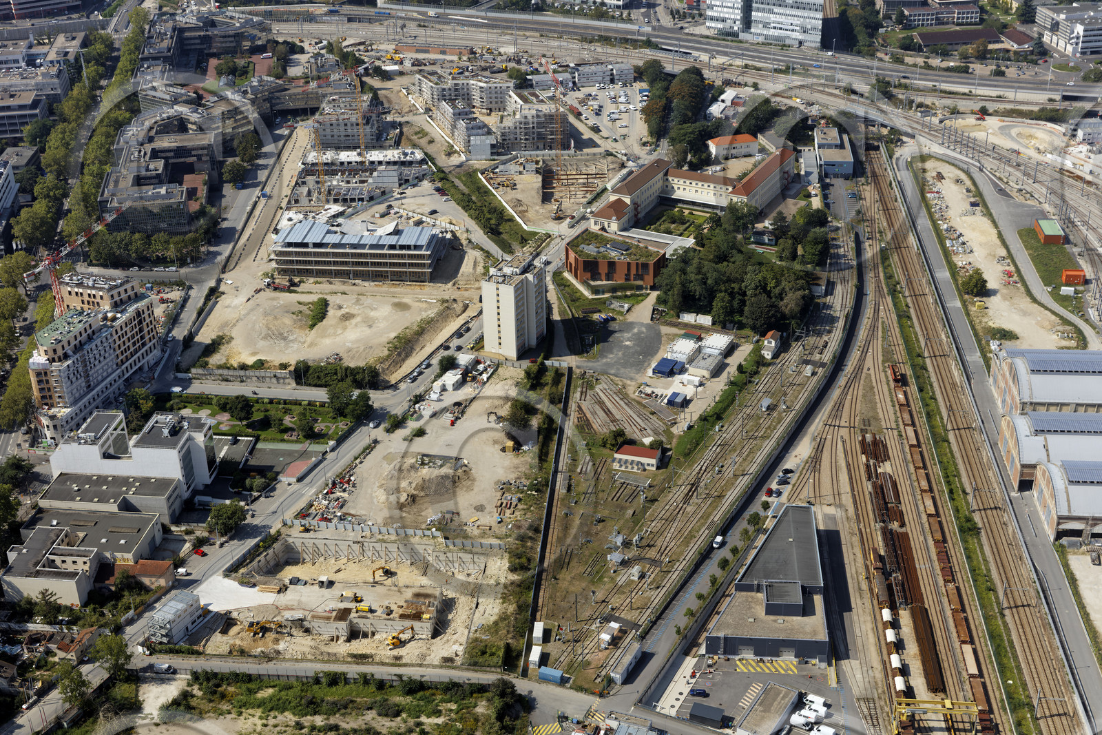 Le département des Hauts-de-Seine (Région Ile-de-France) en vues aériennes obliques