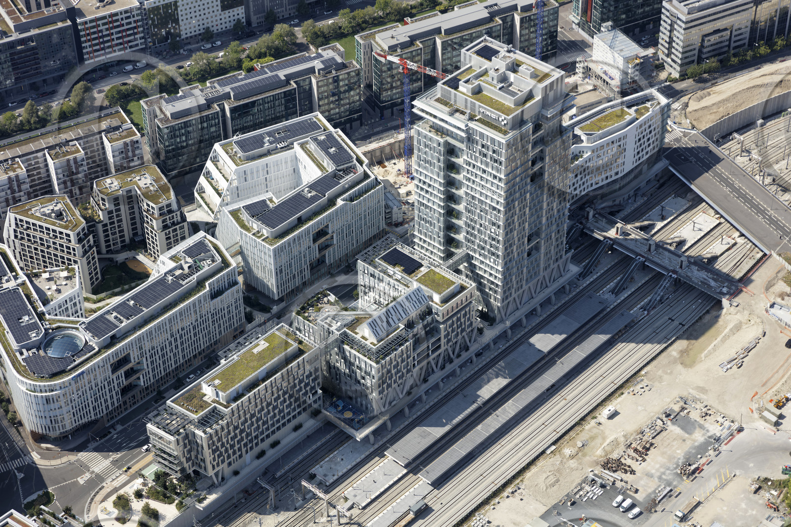 Le département des Hauts-de-Seine (Région Ile-de-France) en vues aériennes obliques