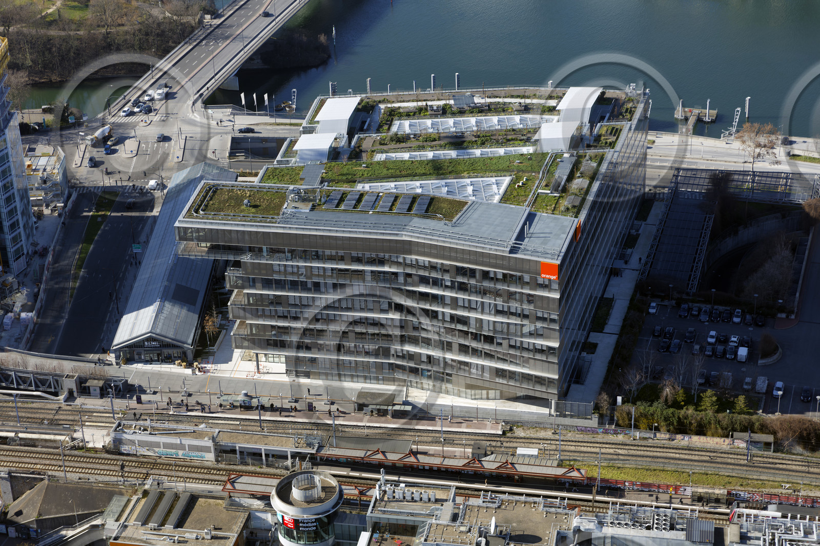 Le département des Hauts-de-Seine (Région Ile-de-France) en vues aériennes obliques