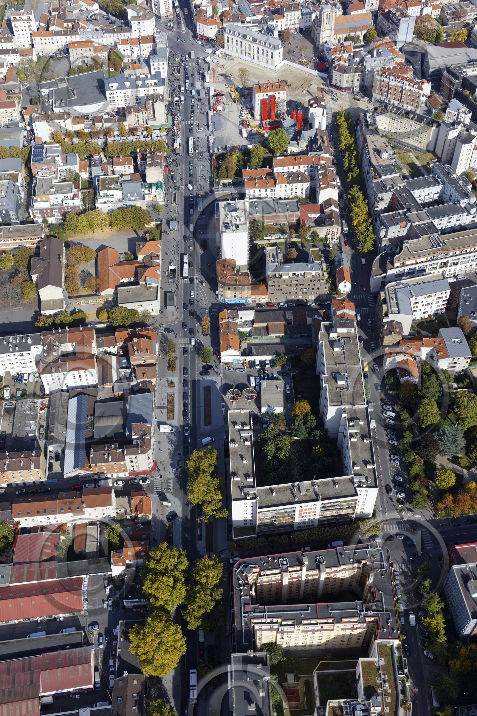 Le département de Seine-Saint-Denis (Région Ile-de-France) en vues aériennes obliques