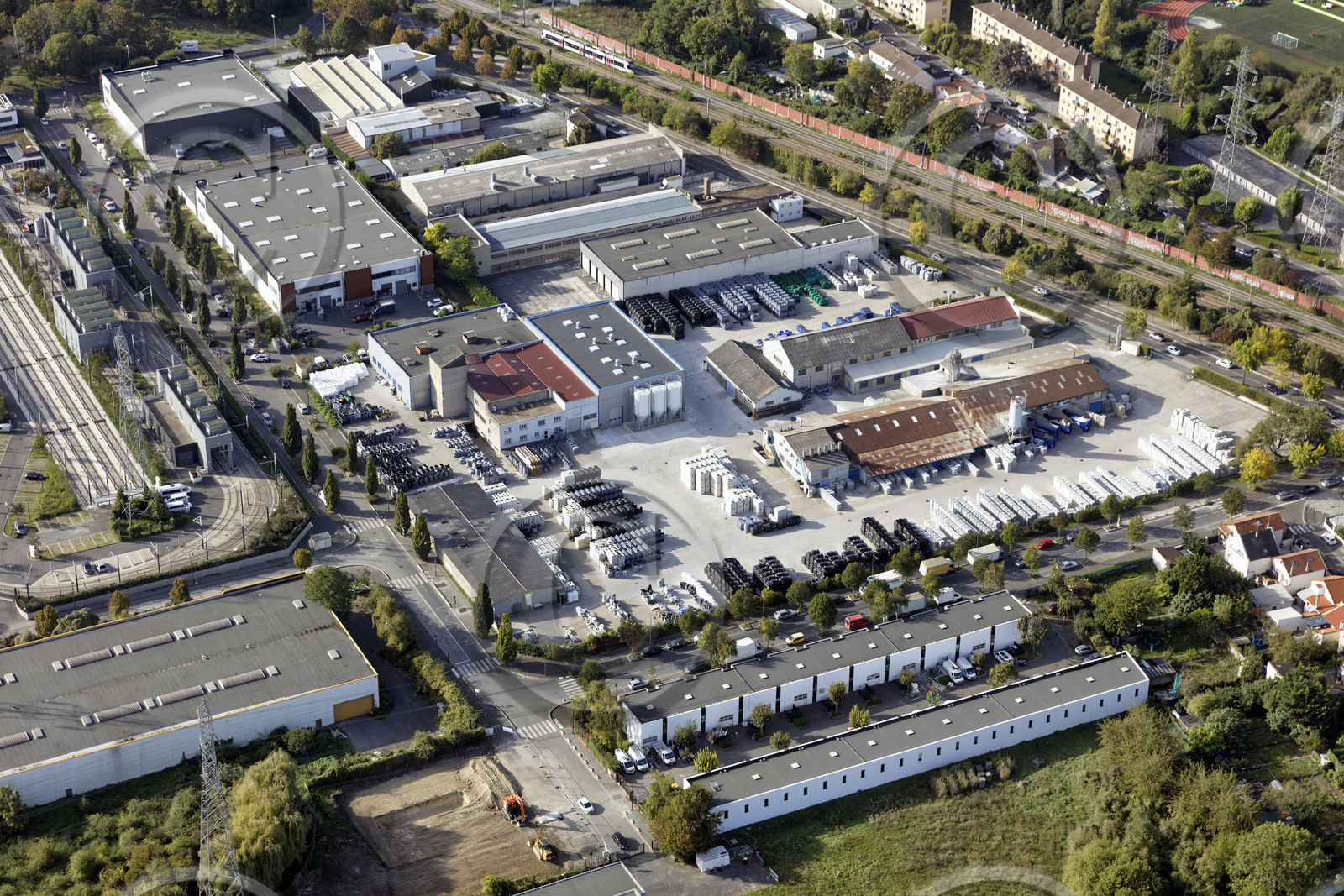 Le département de Seine-Saint-Denis (Région Ile-de-France) en vues aériennes obliques