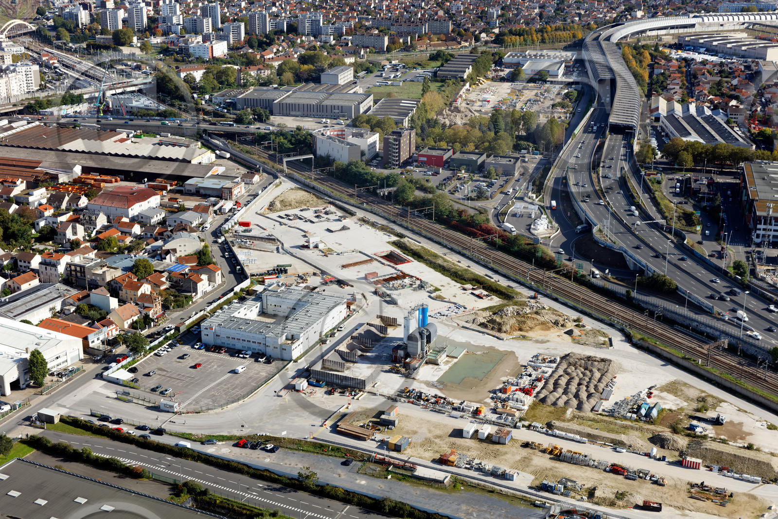 Le département de Seine-Saint-Denis (Région Ile-de-France) en vues aériennes obliques