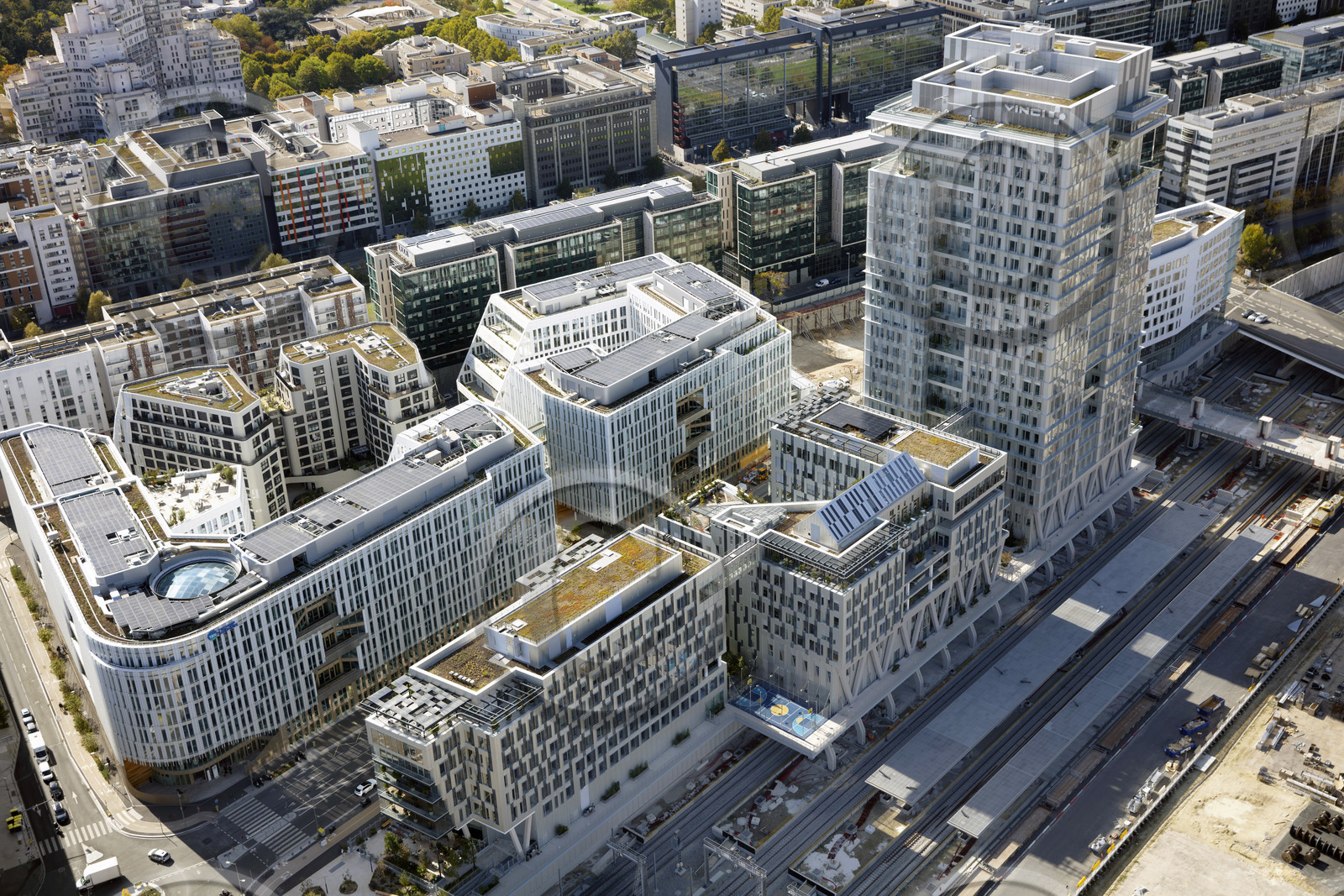 Le département des Hauts-de-Seine (Région Ile-de-France) en vues aériennes obliques