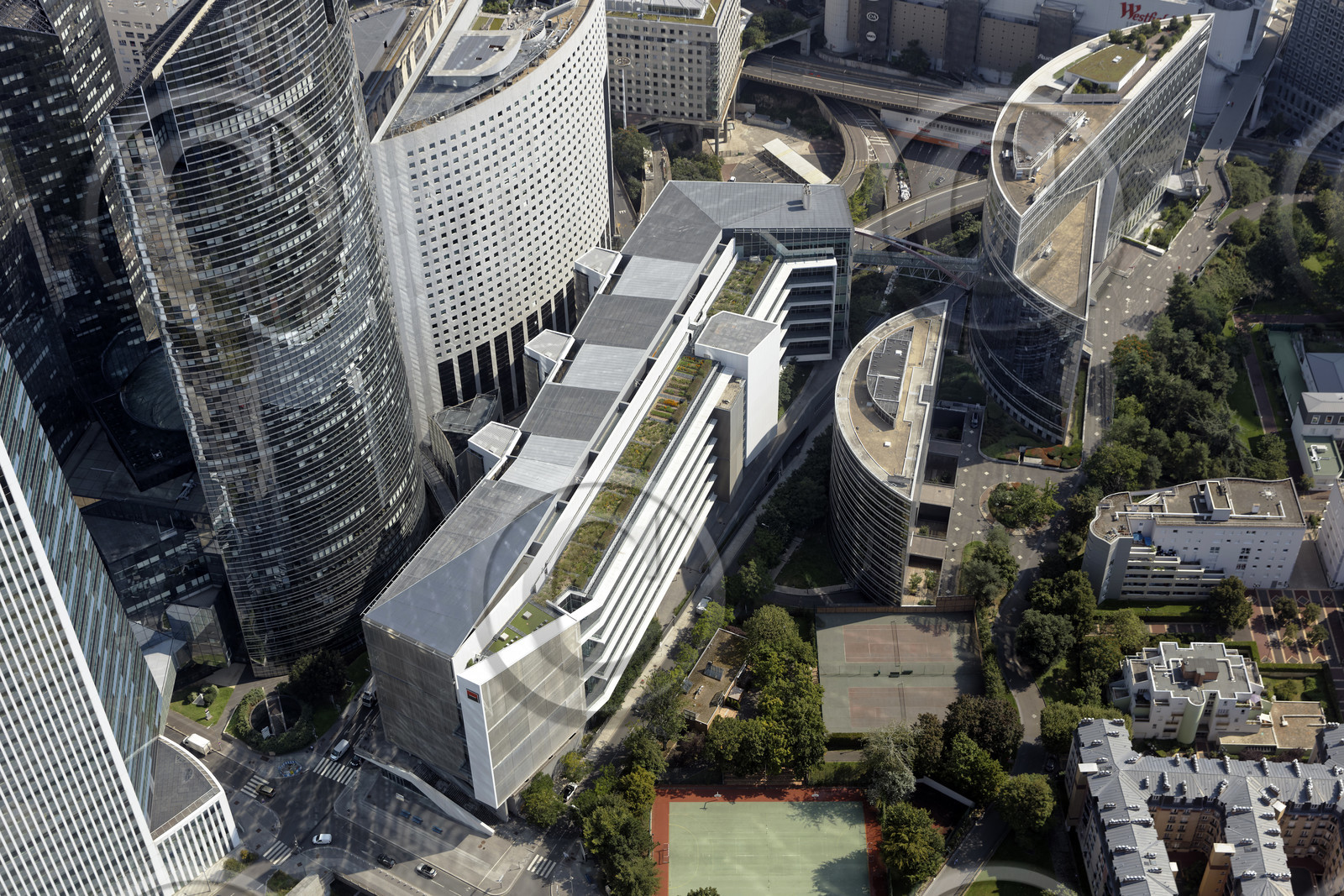 Le département des Hauts-de-Seine (Région Ile-de-France) en vues aériennes obliques